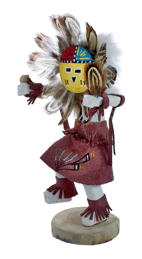 Navajo American Indian Sunface Kachina Doll NX11467
